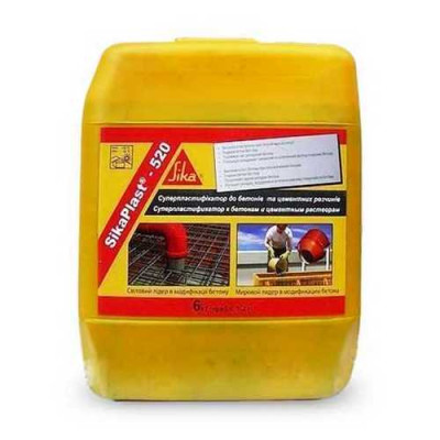 Фото Пластифікатор SikaPlast 520 Super 6кг (5л)