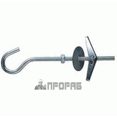 Фото Анкер пружинний з С-подібним гаком М4х100