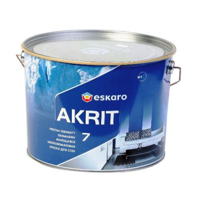 Фото Фарба акрилатна водоемульсійна Eskaro Akrit 7 0,95л
