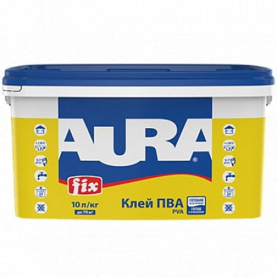 Фото Клей ПВА AURA Fix 10кг