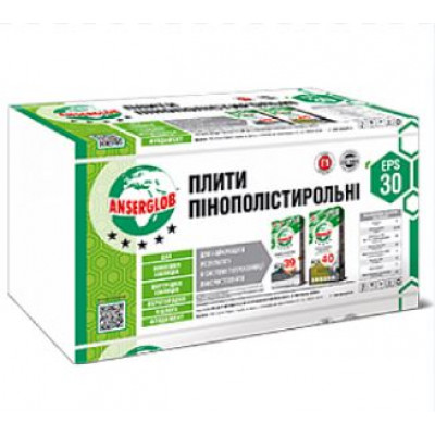 Фото Пенопласт 100 мм 1м х 1м EPS-30 Anserglob