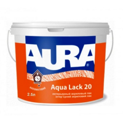 Фото Лак акриловый 2,5л. Aura Lack 20