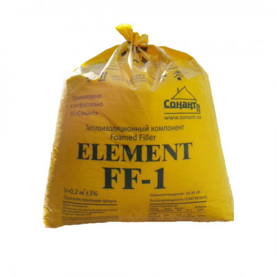 Фото Гранулы пенополистирольные ELEMENT FF-1 0,2 м/куб