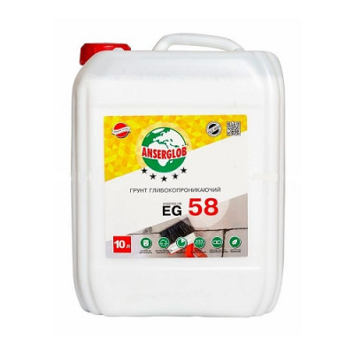 Фото Грунтовка глубокопроникающая Anserglob EG 58 10л