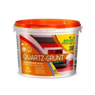 Фото Грунтовка кварцевая NanoFarb Quartz-Grunt 7 кг