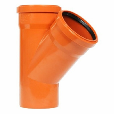 Фото Тройник канализация наружная d100x100/45° Valplast