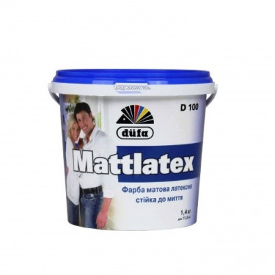 Фото Краска   1,400кг Mattlatex Dufa  D100