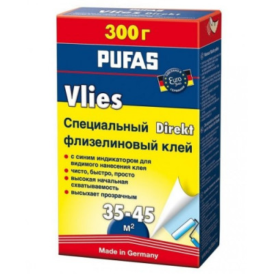 Фото Клей для обоев Флизелиновых Pufas Euro Direkt 300г