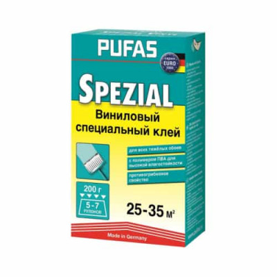 Фото Клей для виниловых обоев Pufas Euro Spezial 200г