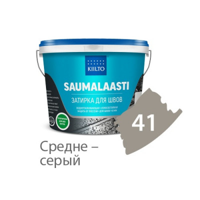 Фото Затирка Kiilto 41 1кг (средне-серый)