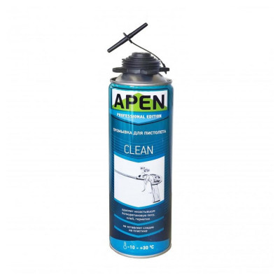 Фото Очищувач монтажної піни APEN Clean 440мл