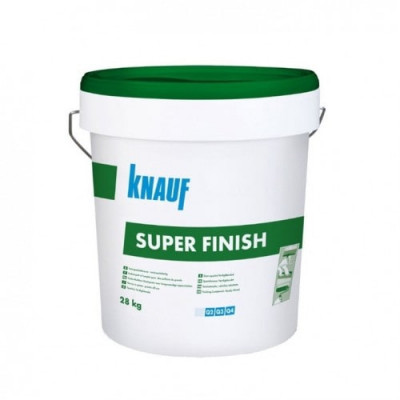 Фото Шпаклевка финишная акриловая Knauf Super Finish, 28 кг