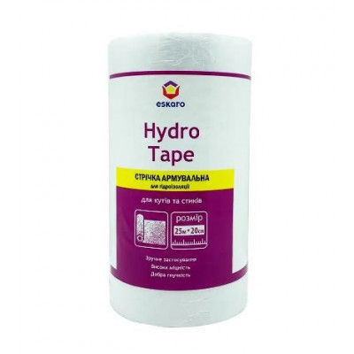 Фото Стрічка армувальна для гідроізоляції 200 мм х 25 м Eskaro Hydro Tape