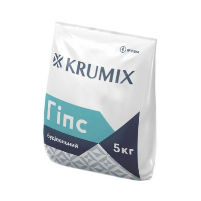 Фото Гипс белый Г-5 Krumix, 5 кг
