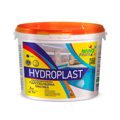 Фото Мастика акрил  7 кг Hydroplast Nanofarb