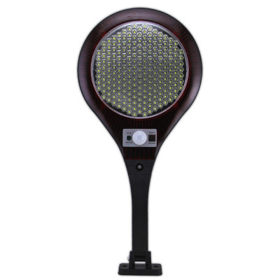 Фото Вуличний LED-світильник на сонячній панелі з датчиком руху круглий великий + пульт Panther