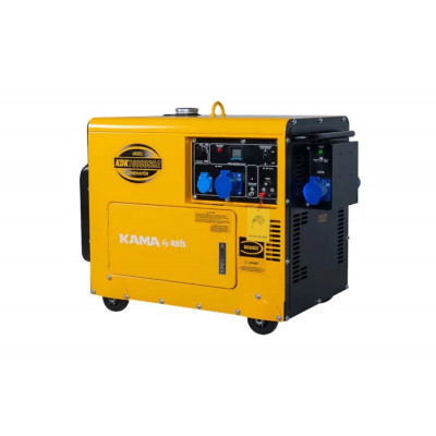 Фото Дизельний генератор KAMA KDK10000SCA 7,5кВт