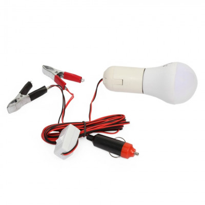 Фото Лампочка + прикурювач + крокодил LED DC 12V 5W (на блістері) Starmax SM2103