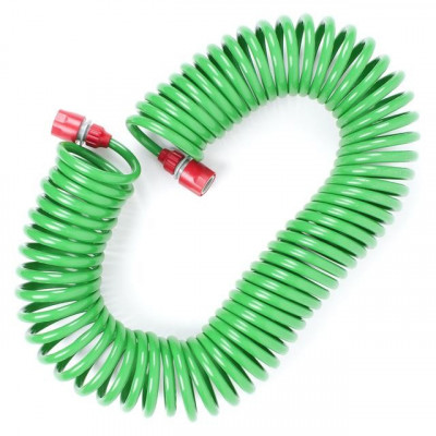 Фото Шланг для поливу 1/2 15м спіральний з конекторами Intertool