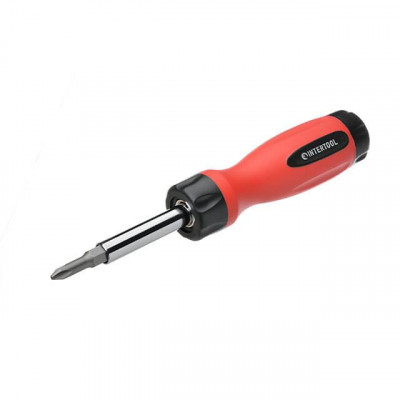 Фото Отвёртка со сменными насадками 4 в 1 Intertool