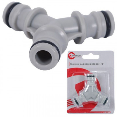 Фото Трійник для конектора 1/2 Intertool