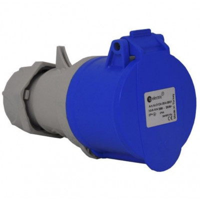 Фото Роз'єм розетка 3P/32A (2P+PE) IP44 TP Electric