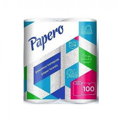 Фото Рушник паперовий PAPERO 2шт