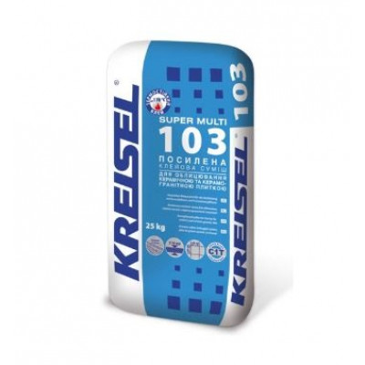 Фото Клей для плитки Kreisel Super Multi 103, 25 кг