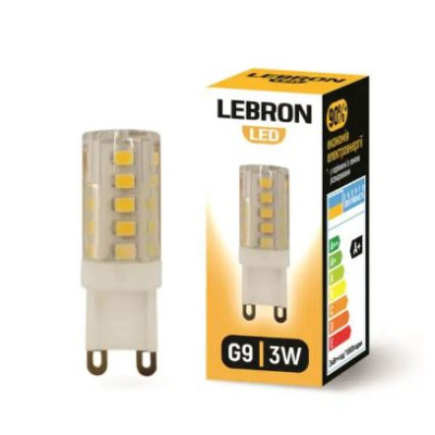 Фото Лампа LED міні G9 3W 4500K Lebron