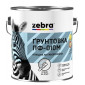 Фото 1 Грунт ПФ-010М серый  0.8кг  Zebra Prof 017P