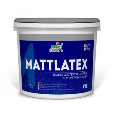 Фото Фарба Mattlatex Nanofarb 7,0кг