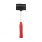 Фото 1 Киянка резиновая 450 г с металлической ручкой Intertool