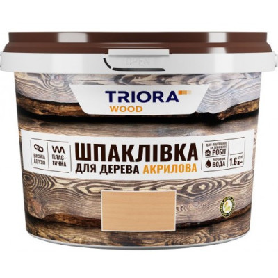 Фото Шпаклівка по дереву 0,40кг бук 444 Triora