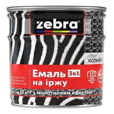 Фото Емаль молоткова срібло 0,7кг 3в1 Кольчуга М20