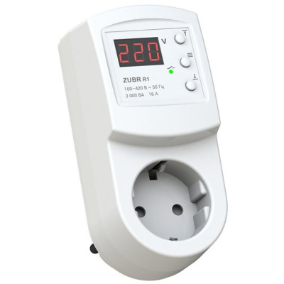 Фото Реле контроля напряж розеточное 16А 230V  ZUBRHt