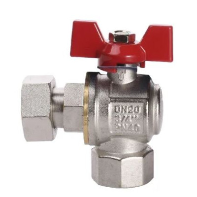 Фото Кран газ котел  3/4  Угловой  в/в PN40  Solomon