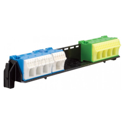 Фото Тримач з клемами PE/N 16хN + 14хPE/4хN + 4хPE Hager VZ462