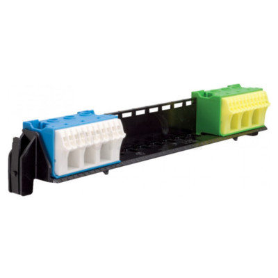 Фото Тримач з клемами PE/N 11хN + 11хPE/3хN + 3хPE Hager VZ461