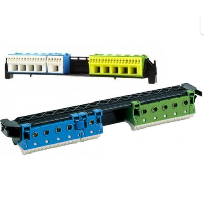Фото Тримач з клемами PE/N 19хN + 17хPE/5хN + 5хPE Hager VZ463