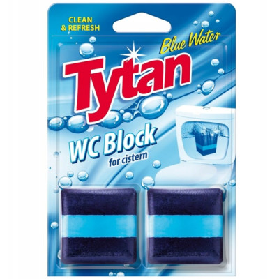 Фото Таблетка для бачка унітаза Tytan Blue Water 2шт