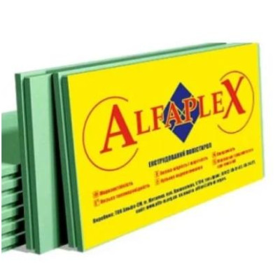 Фото Полистирол  Alfaplex 1см (1,0*0,5) 20шт/уп
