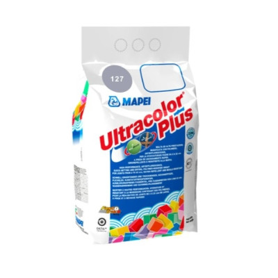 Фото Затирка Mapei Ultracolor Plus 2кг 127 серый арктичный