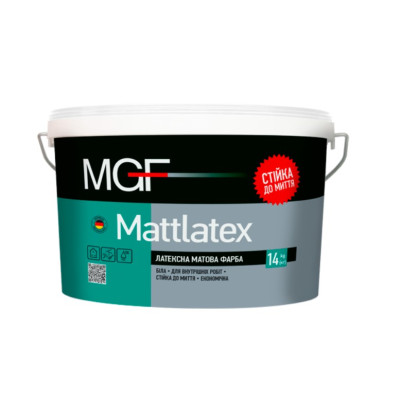Фото Фарба Mattlatex MGF M100 3,5кг