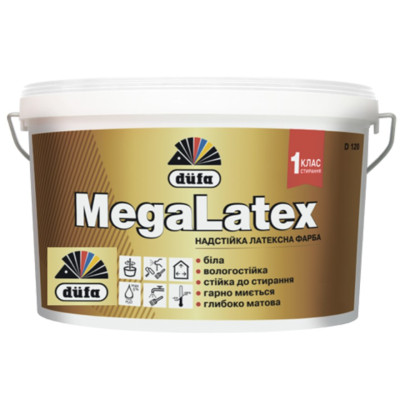 Фото Фарба MegaLatex Dufa D120 надстійка 1,4кг