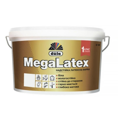 Фото Фарба MegaLatex Dufa D120 надстійка 3,5кг