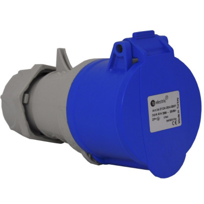 Фото Розетка накладная силовая 16 А/3 (2Р+РЕ) IP44 ТР Electric