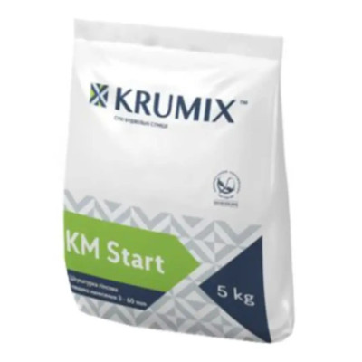 Фото Штукатурка гипсовая Krumix KM Start, 5 кг