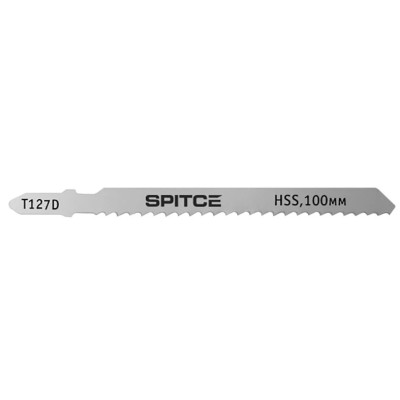 Фото Пилка для е/лобзика T127D HSS 100 мм 3 мм метал Spitce