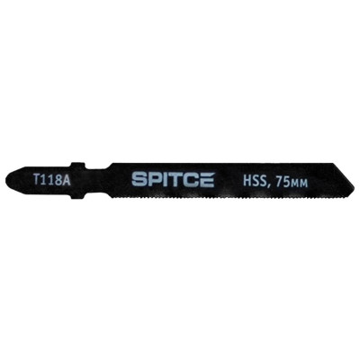 Фото Пилка для е/лобзика T118А HSS 75 мм 1 мм метал Spitce