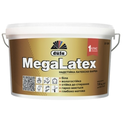 Фото Краска  14,0кг MegaLatex Dufa  D120 сверхстойкая